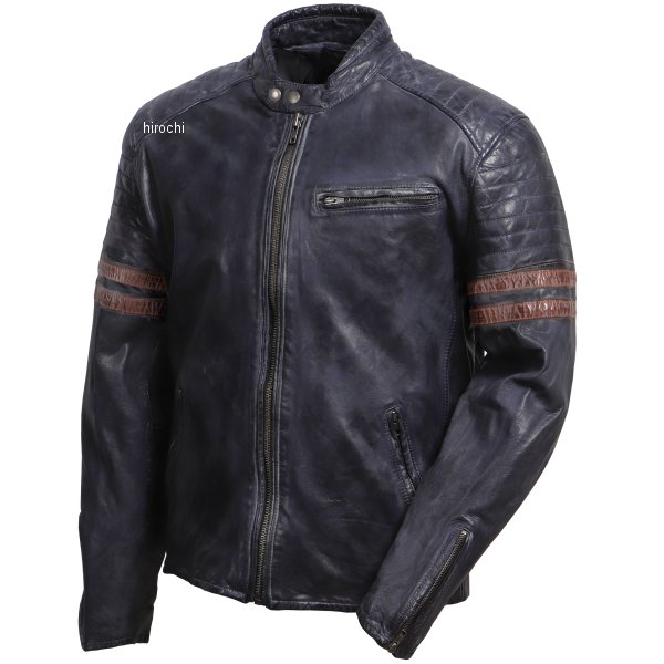 レザージャケット ネイビー Mサイズ