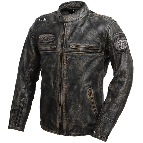 レザーヴィンテージジャケット 黒 XLサイズ