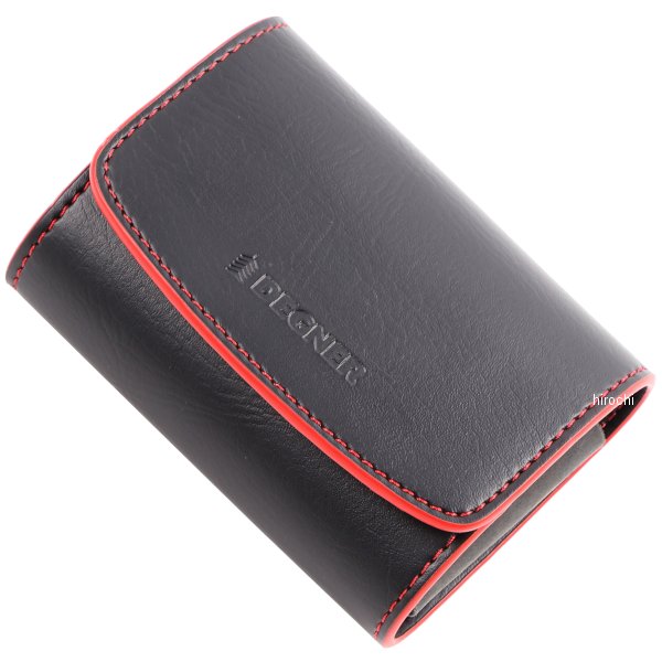 シンセティックレザーETCケース 黒/赤