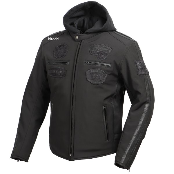 ソフトシェルフード付ジャケット 黒 Mサイズ