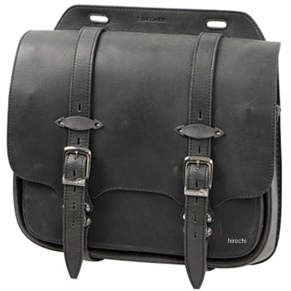 レザーサドルバッグ 黒