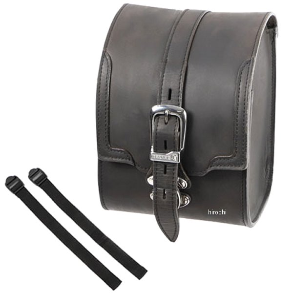 レザーサドルバッグ 黒