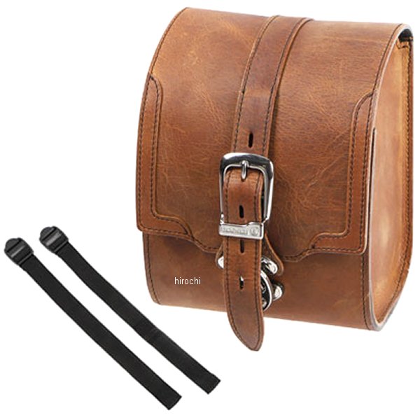 レザーサドルバッグ ブラウン