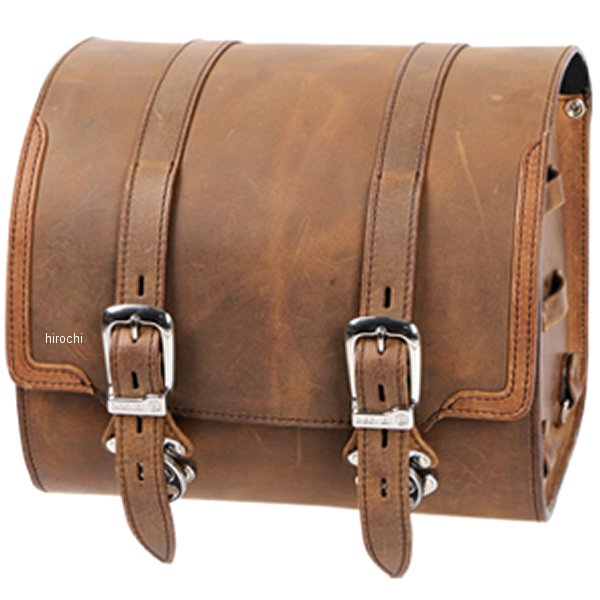 レザーサドルバッグ ブラウン