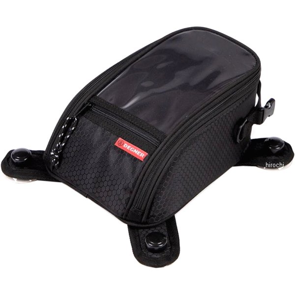 交換可能吸盤式タンクバッグ 黒