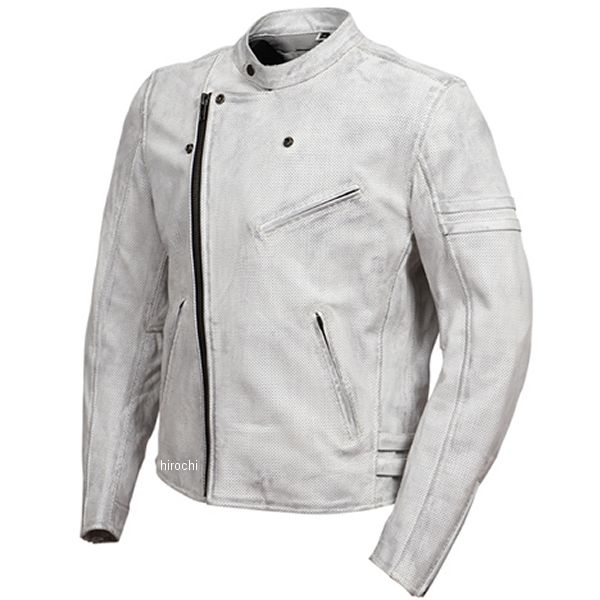 メッシュレザージャケット 白 XLサイズ