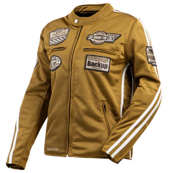 春夏モデル テキスタイルメッシュジャケット レディース ブラウン Mサイズ