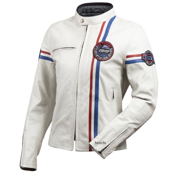 春夏モデル レザージャケット レディース 白 Mサイズ