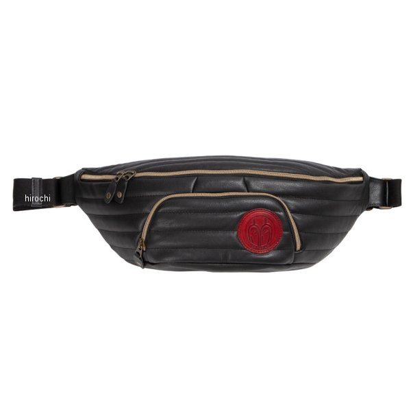 2025年春夏モデル SP忠男コラボ レザーウエストバッグ 黒