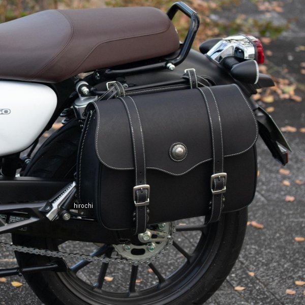 PRSB-9C レザーサドルバッグ ブラック