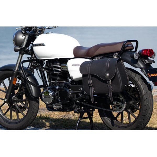 PRSB-9D レザーサドルバッグ ブラック