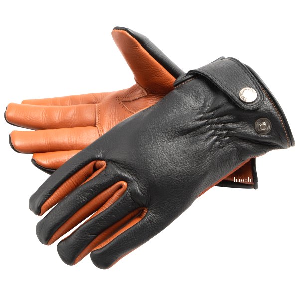 2025年秋冬モデル レザーグローブ ブラック/ブラウン XLサイズ