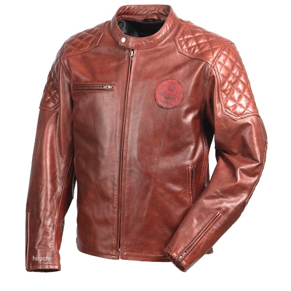 2025年秋冬モデル レザージャケット ブラウン Lサイズ