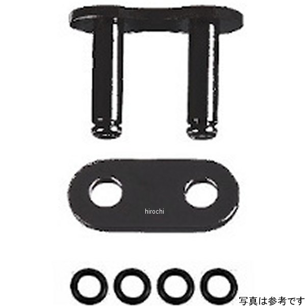 チェーン 525ZVM-X シリーズ カシメジョイント 黒