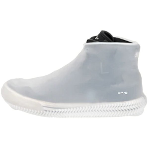 DEF シューズカバー 防水 白 Lサイズ