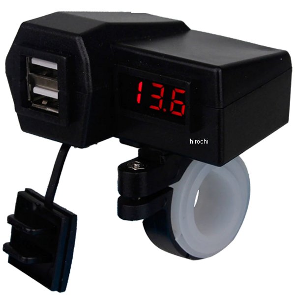 DEF DUAL USB チャージャー ＋ 電圧計