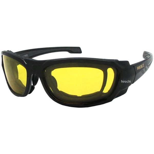 偏光サングラス Protection Eyewear BARREL 黒/黄