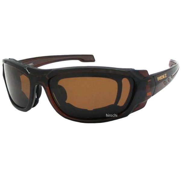 偏光サングラス Protection Eyewear BARREL 茶/茶