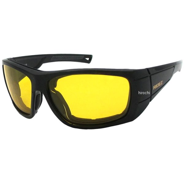 偏光サングラス Protection Eyewear DAMPER 黒/黄