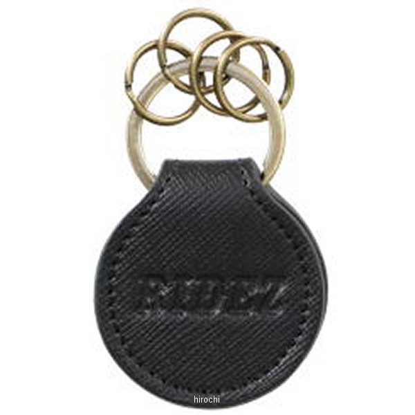ラウンドキーホルダー 黒