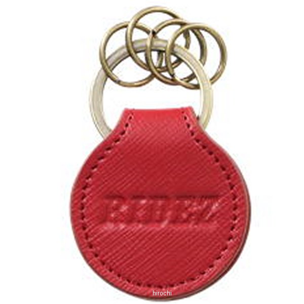 ラウンドキーホルダー 赤