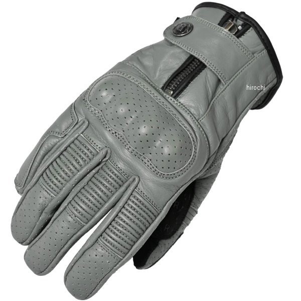 MOTO GLOVES DEFOE レザーグローブ グレー XLサイズ