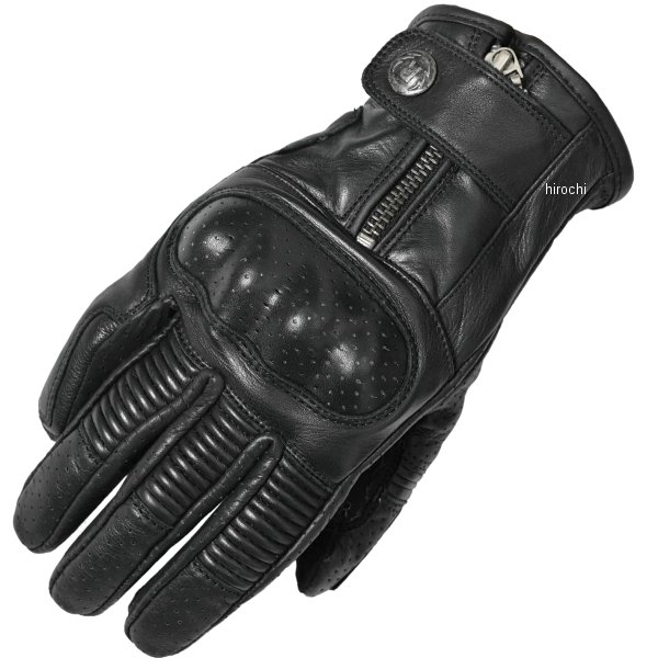 MOTO GLOVES DEFOE レザーグローブ 黒 Lサイズ