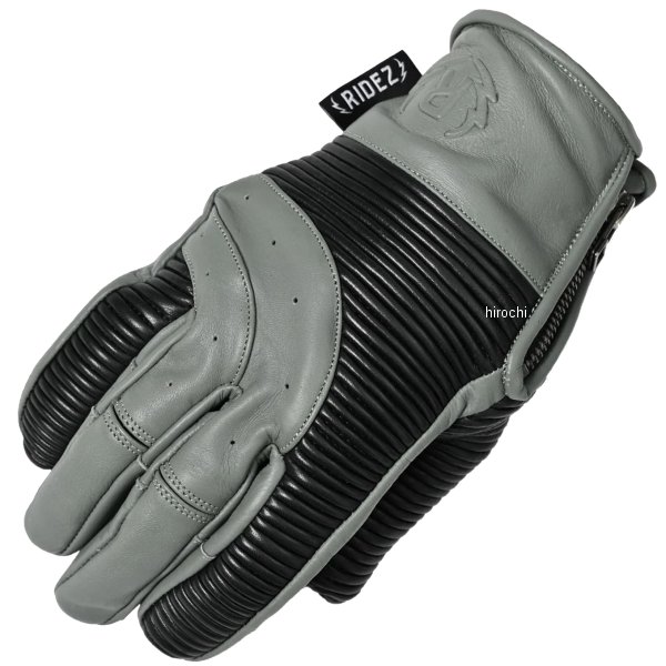MOTO GLOVES VOLTAGE レザーグローブ グレー/黒 Mサイズ