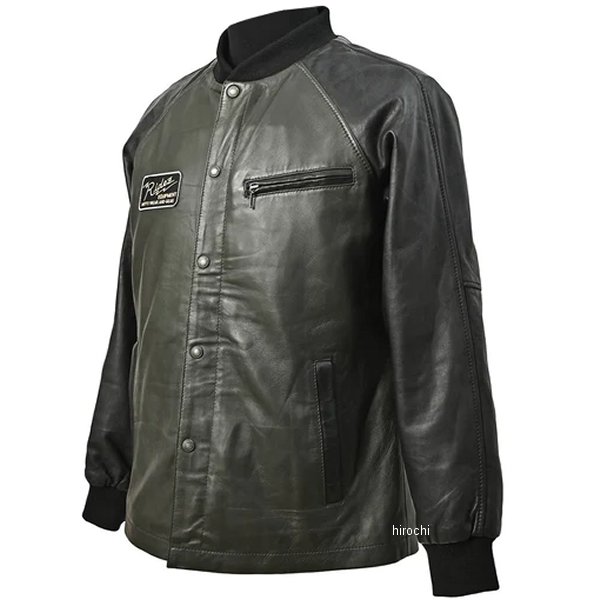 カークラブコート レザージャケット オリーブ Mサイズ