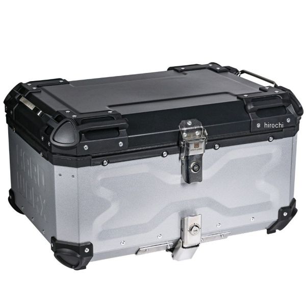 HARD WORX アルミトップケース HXNE65 SILVER 65L