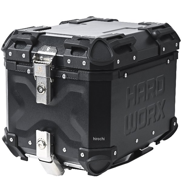 HARD WORX アルミトップケース 縦置き 黒 40L