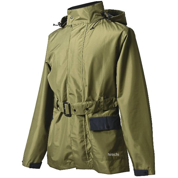 マイクロレインコート オリーブ Lサイズ