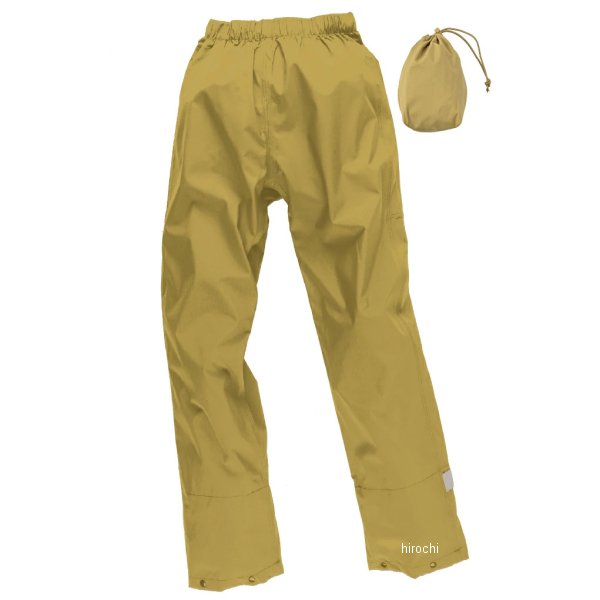 レインパンツ MOTTO MICRO RAIN PANTS カーキ 4Lサイズ