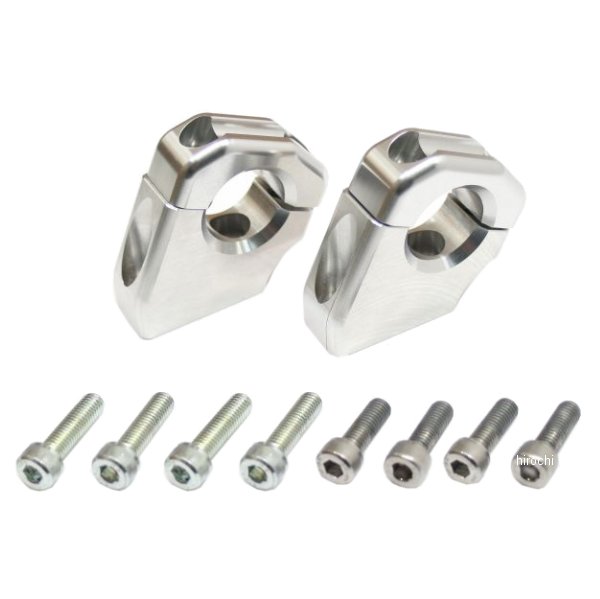 φ28.6 ハンドル ポスト 2穴 M8×P1.25 シルバー