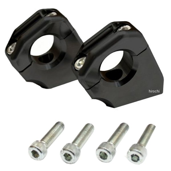 φ28.6 ハンドル ポスト 2穴 M8×P1.25 黒