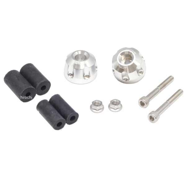 アルミバーエンド φ33-L22.5 リボルバー シルバー