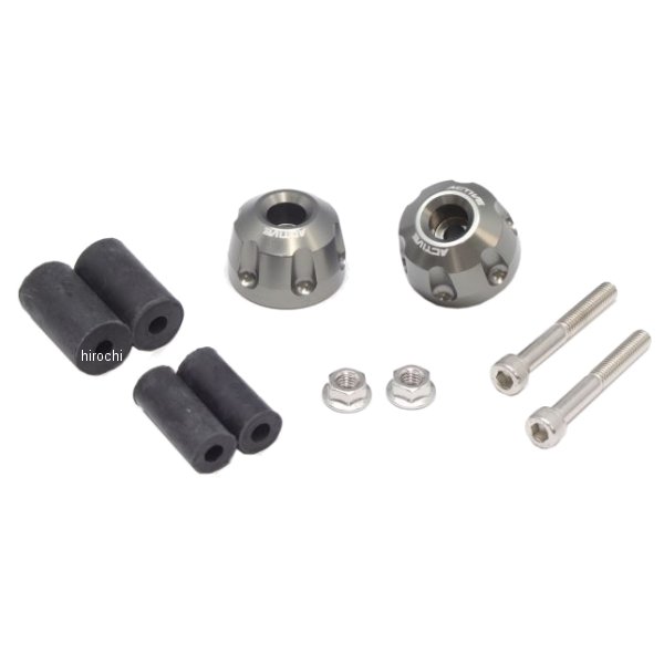 アルミバーエンド φ33-L22.5 リボルバー ガンメタ