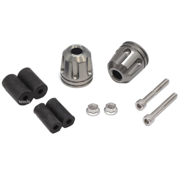 アルミバーエンド φ33-L35 リボルバー ガンメタ