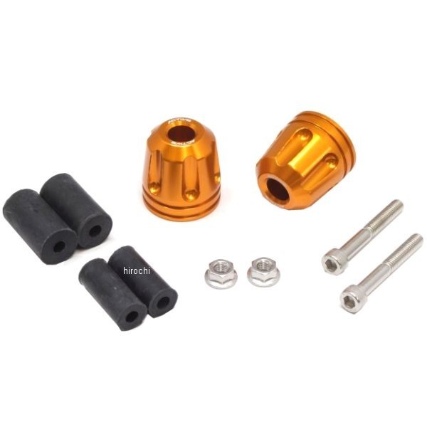 アルミバーエンドロング リボルバー φ33 ゴールド 左右ペア