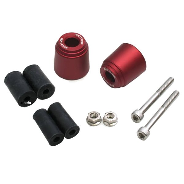 アルミバーエンド φ30-L30 マットレッド