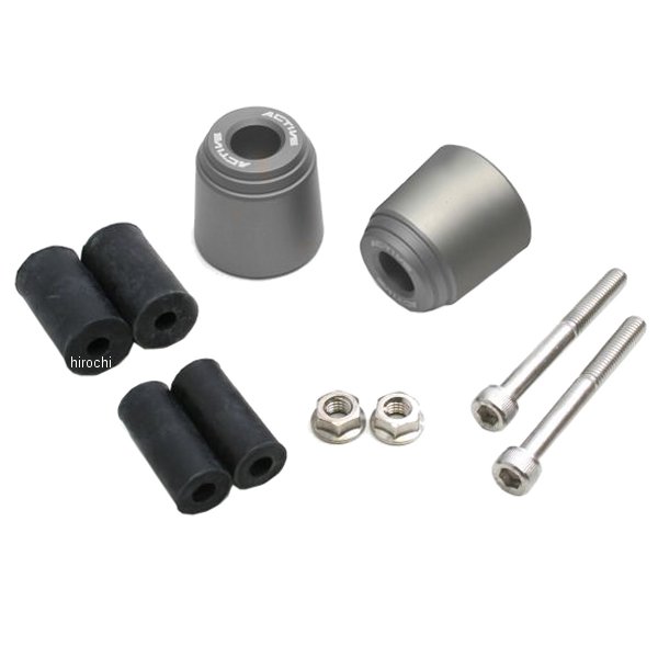 アルミバーエンド φ30-L30 マットガンメタ