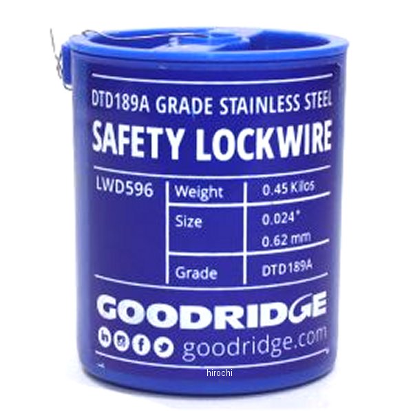 グッドリッジ ビルドアライン ロックワイヤー 0.6mm ステンレス