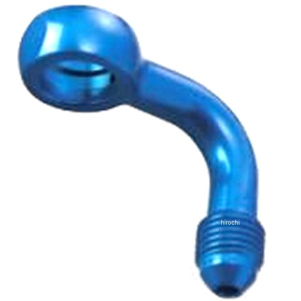 グッドリッジ ビルドアライン #3 バンジョーアダプター 90°アルミ 青