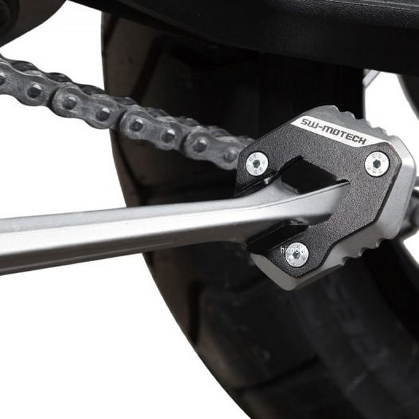 サイドスタンド エクステンション 10年-17年 トライアンフ タイガー 800 黒/シルバー