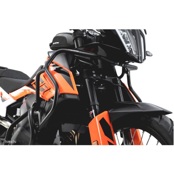 クラッシュバー アッパー 19年 KTM 790アドベンチャー、R 黒