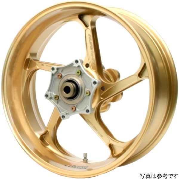 リアホイール TYPE-GP1S 550-17 01年-08年 ZRX1200 5mmオフセット 白 ガラスコート