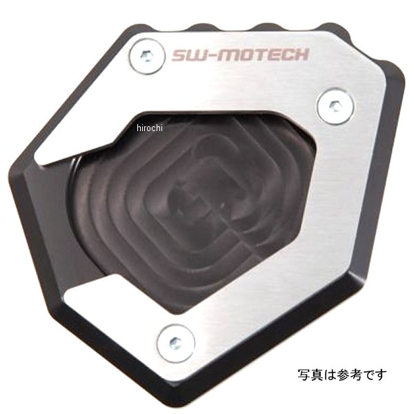 サイドスタンド エクステンション 10年 XT1200Z SUPERTENERE 黒/シルバー