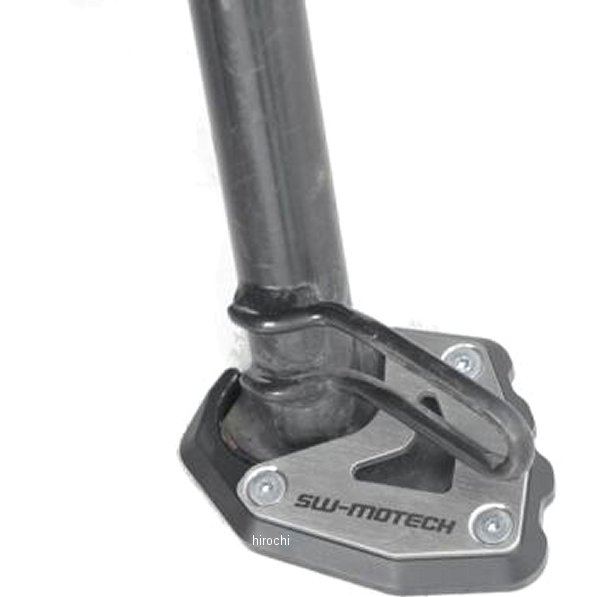 サイドスタンド エクステンション 21年 トライアンフ TRIDENT660 黒/シルバー