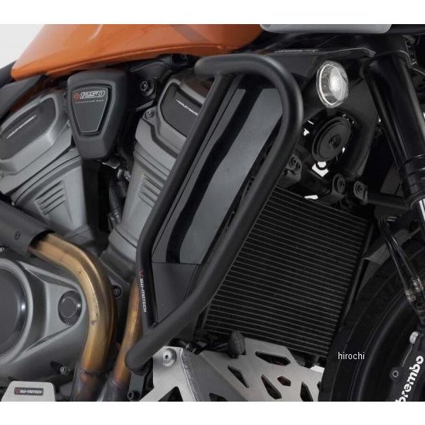 クラッシュバー 21年 ハーレー パンアメリカ 黒