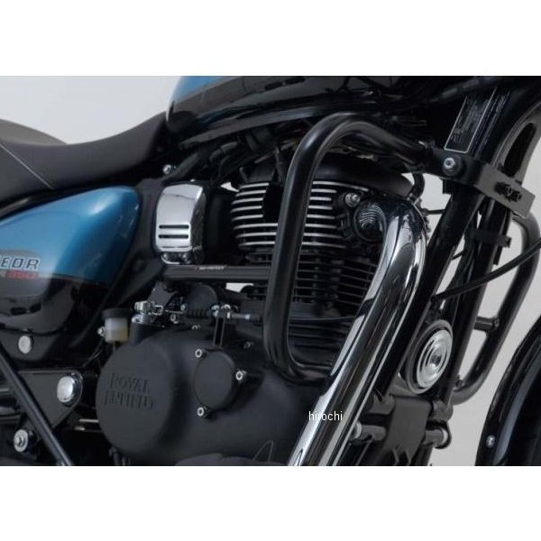 クラッシュバー 19年 ロイヤルエンフィールド メテオ350 黒